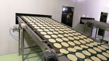 Mesin Pembuat Roti Flat Otomatis, Mesin Pembuat Tortilla Untuk Pita / Flatbread pemasok