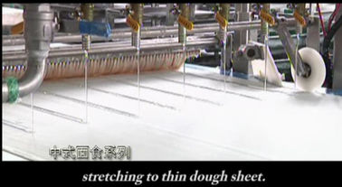 Mesin Pembuat Roti Flat Kapasitas Tinggi, Lacha Paratha Line Produksi Otomatis pemasok