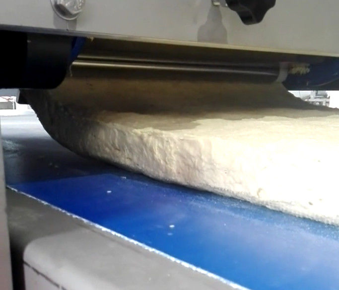 Mesin Roller Press Adonan Stainless Steel, Mesin Dough Sheeter Desain Modular pemasok