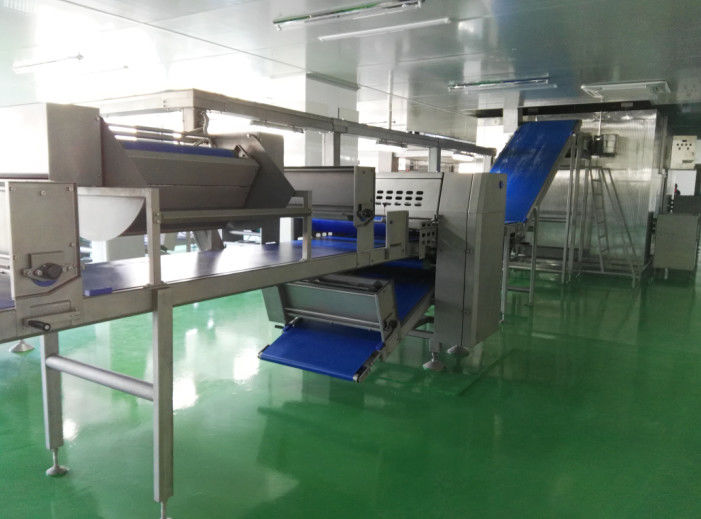 Mesin Laminasi Croissant Pembekuan Otomatis Dengan Ketebalan Adonan 2.5 - 6 Mm