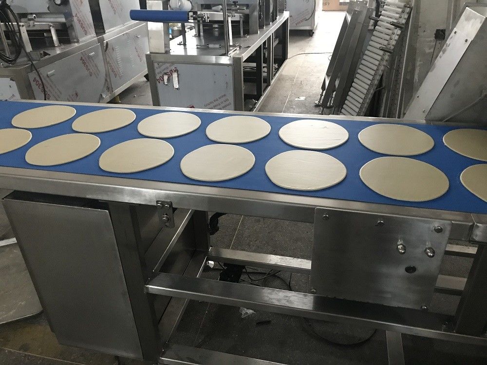 Mesin PLC Membuat Mesin Flat Roti Sepenuhnya Otomatis Dengan Layar Sentuh